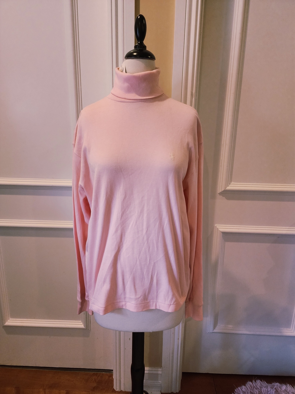 Ralph Lauren Soft Pink Turtleneck Sweater